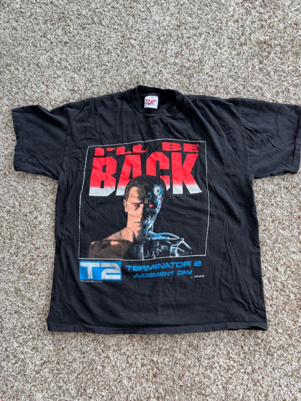 1991 T2 Terminator 2 tee